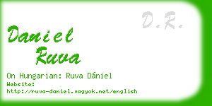 daniel ruva business card